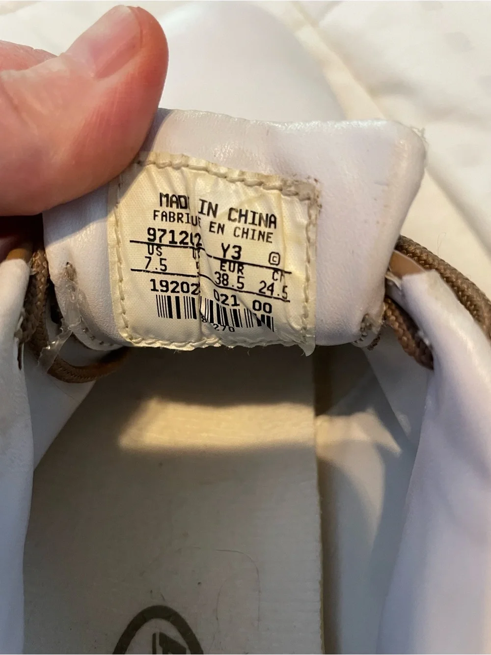 VTG Nike Airliner White/tan leather Oxford golf shoe women’s size 7.5